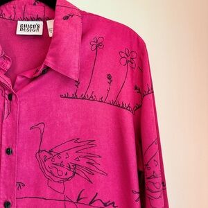 Vintage / Retro Chico’s Design Button Up Shirt